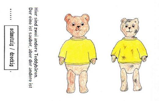 Die Entwicklung der Sprache beim Kind - Prüfmittel fr Viereinhalb
 bis Sechsjährige - Zeichnung Bär