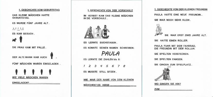 Anfangsseite für die Sommerferiengeschichten 2